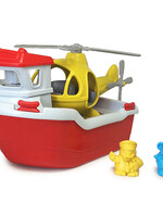 Green Toys Rescue Boat & Helicopter