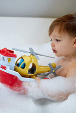 Green Toys Rescue Boat & Helicopter