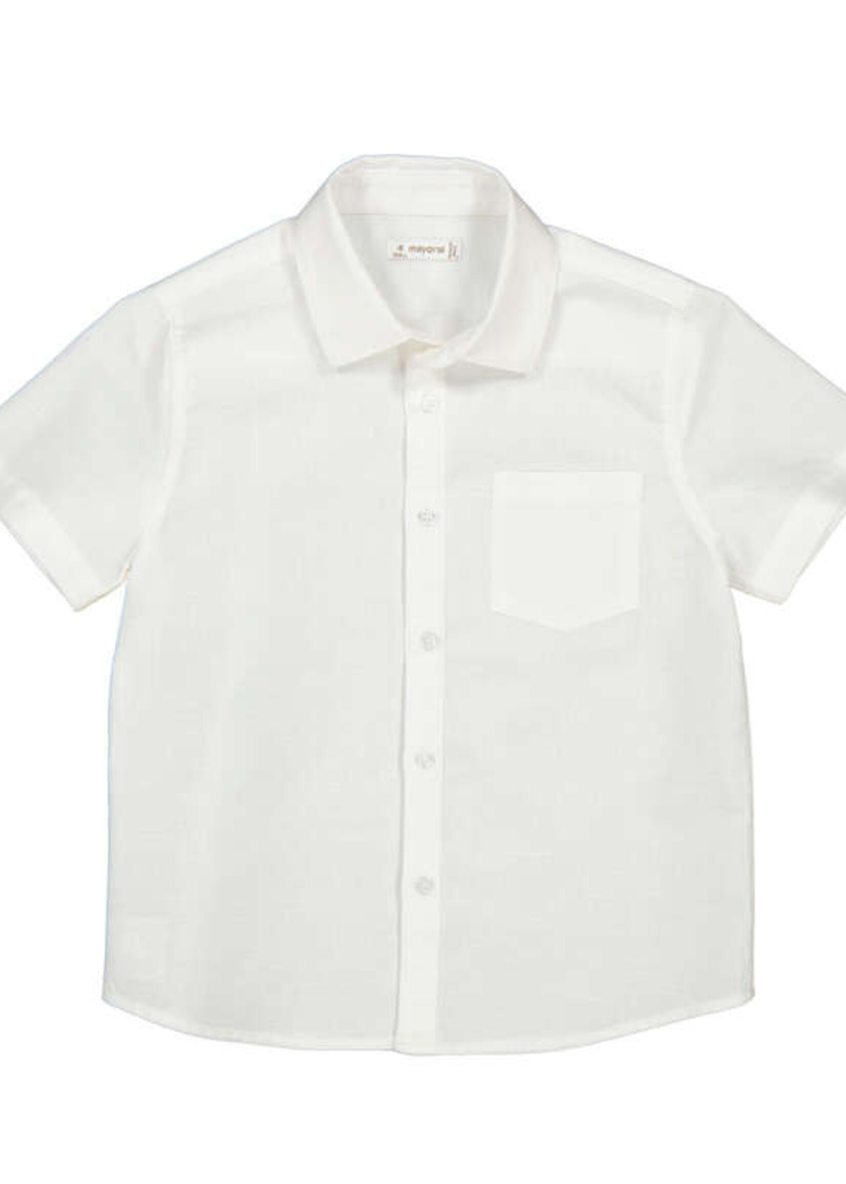 Mayoral Linen White S/S Shirt