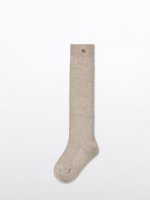Abel & Lula Rib Knit Knee High Socks Beige