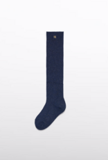 Abel & Lula Rib Knit Knee High Socks Blue