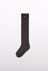 Abel & Lula Rib Knit Knee High Socks Brown