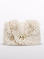 Abel & Lula Faux Fur Purse Cream