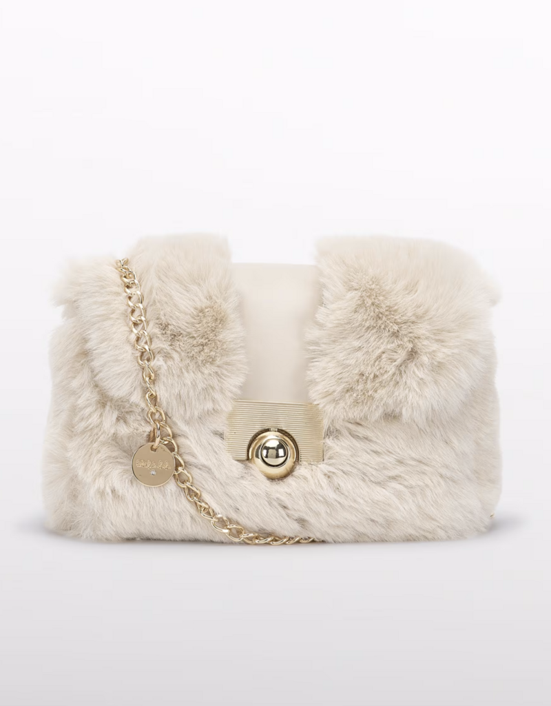 Abel & Lula Faux Fur Purse Cream