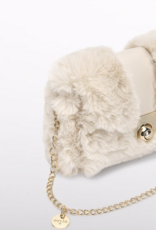 Abel & Lula Faux Fur Purse Cream