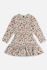 Deux par Deux Organic Cotton Dress Printed Squirrels