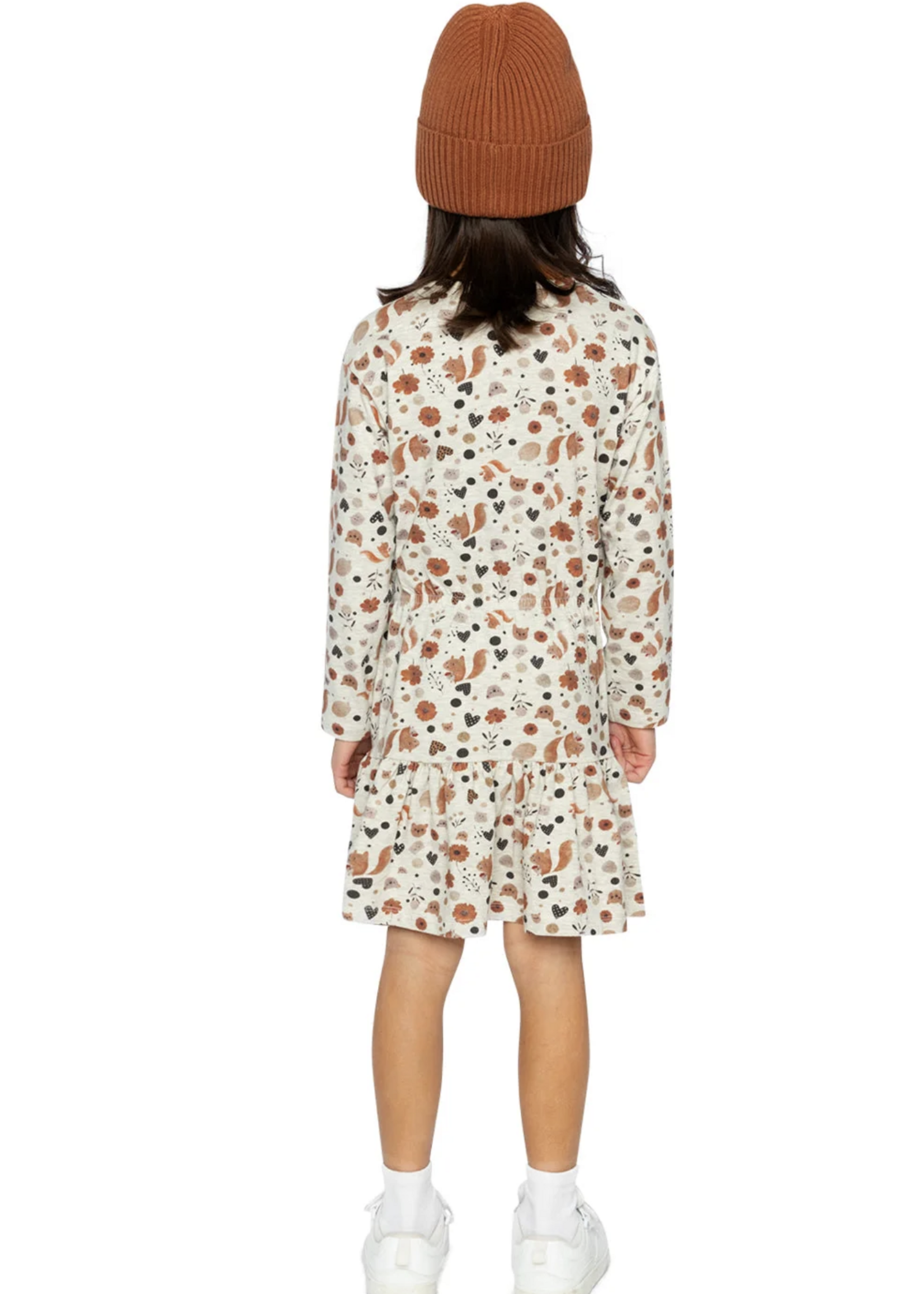 Deux par Deux Organic Cotton Dress Printed Squirrels