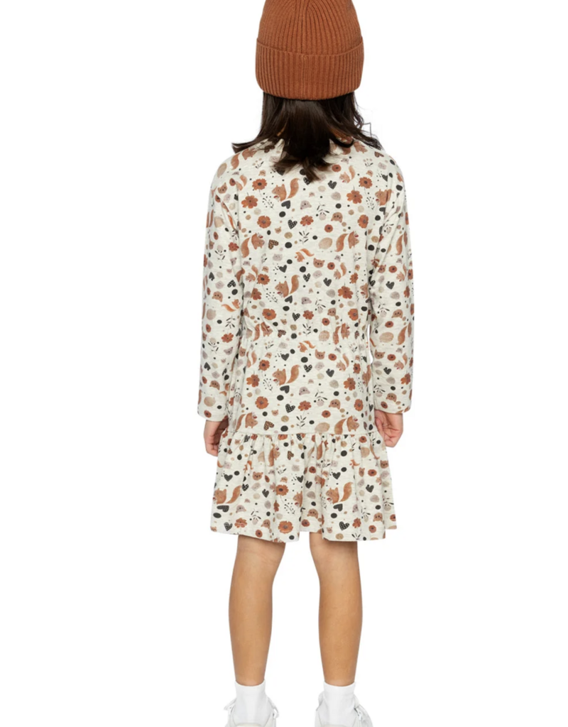 Deux par Deux Organic Cotton Dress Printed Squirrels