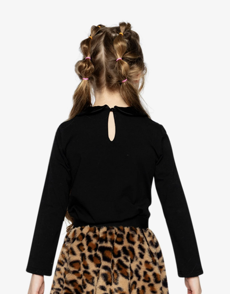 Deux par Deux Organic Cotton T-shirt w/Peterpan Collar