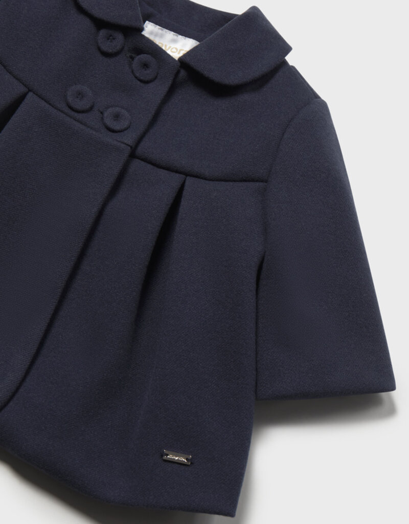 Mayoral Baby Girl Navy Coat