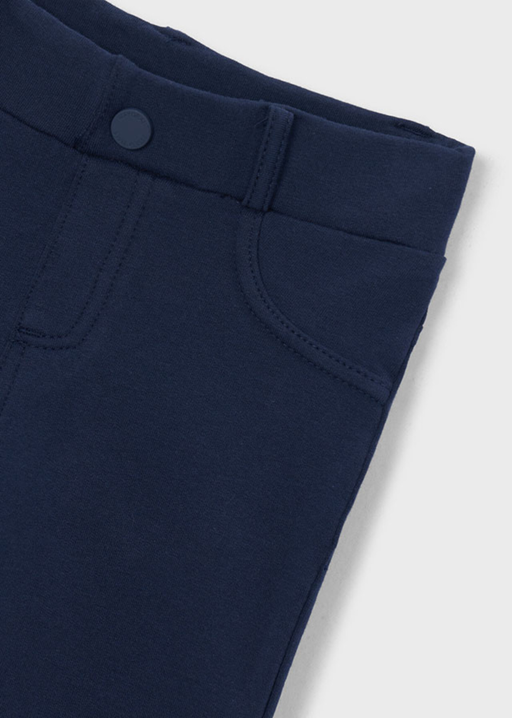 Mayoral Girls Fleece Basic Navy Pant
