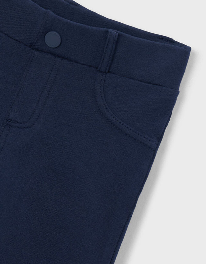 Mayoral Girls Fleece Basic Navy Pant
