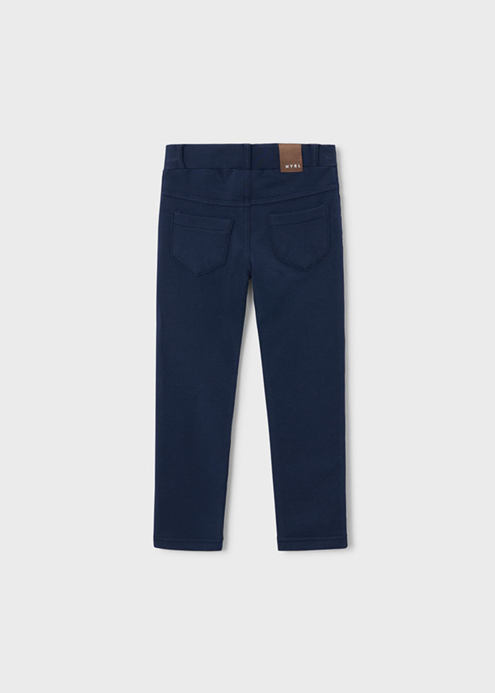 Mayoral Girls Fleece Basic Navy Pant