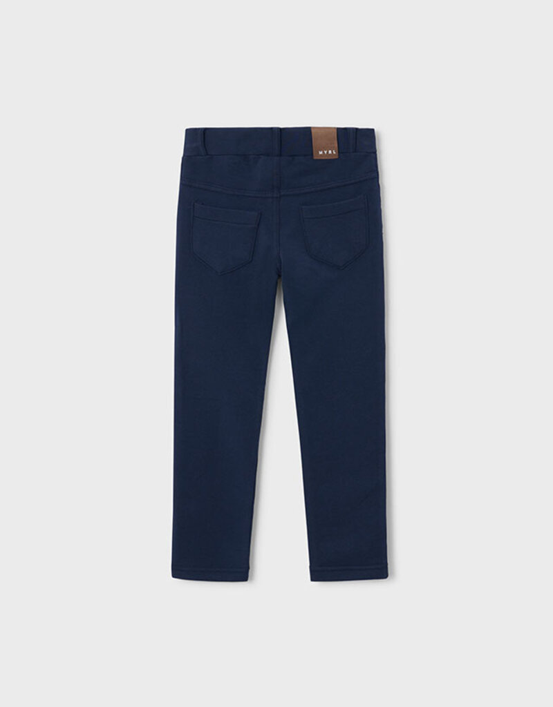 Mayoral Girls Fleece Basic Navy Pant