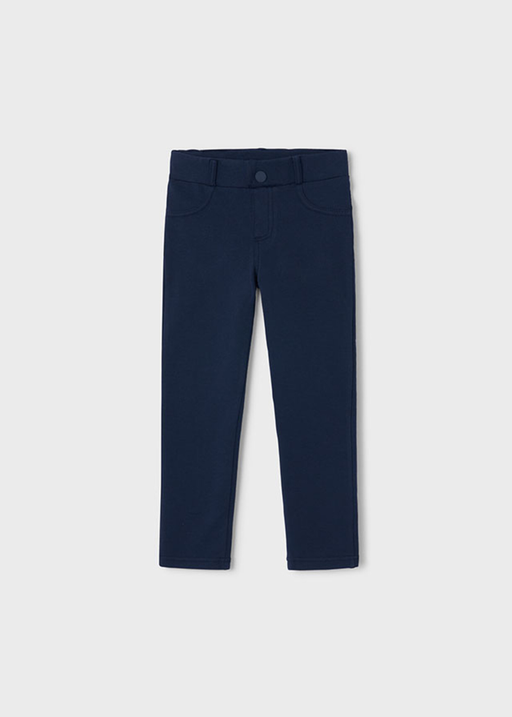 Mayoral Girls Fleece Basic Navy Pant
