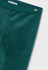 Mayoral Green Velvet Leggings