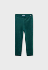 Mayoral Green Velvet Leggings