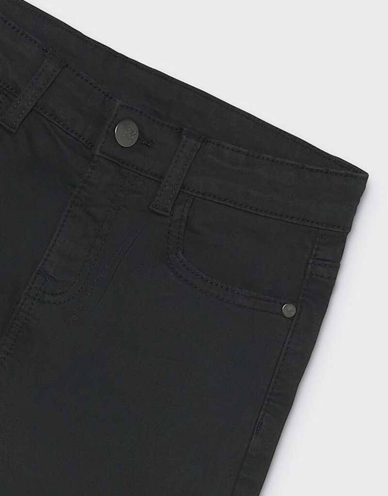 Mayoral Boys 5 Pocket Slim Fit Basic Pant Black