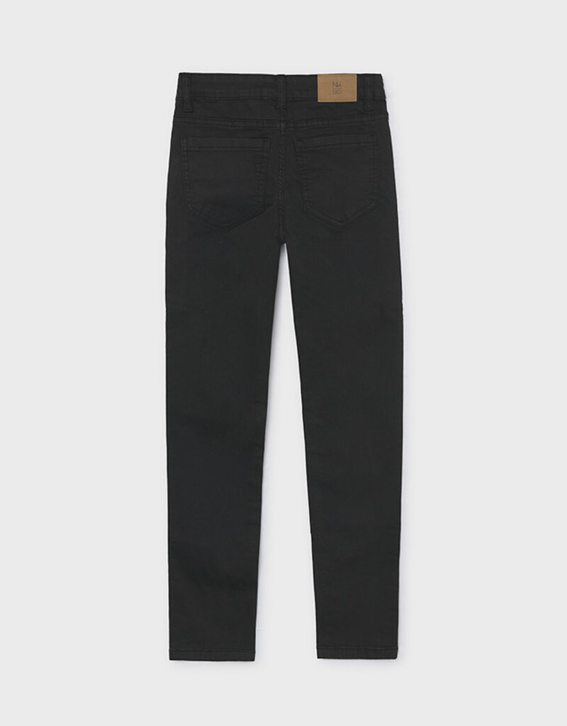 Mayoral Boys 5 Pocket Slim Fit Basic Pant Black