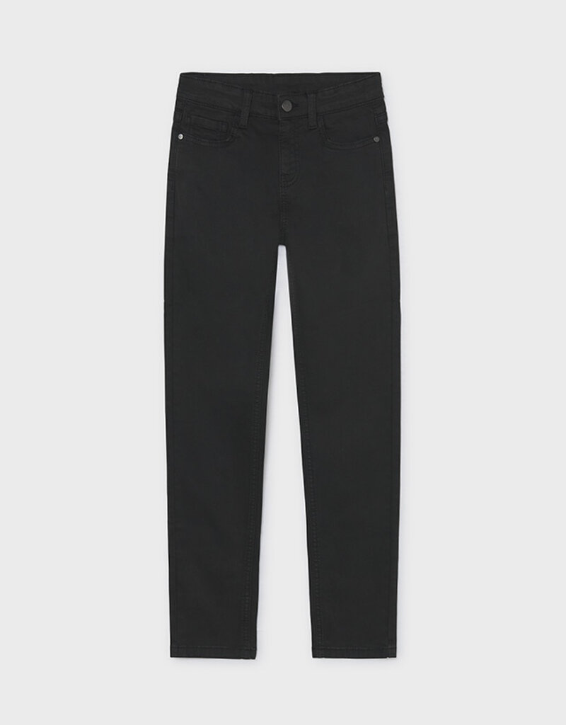 Mayoral Boys 5 Pocket Slim Fit Basic Pant Black