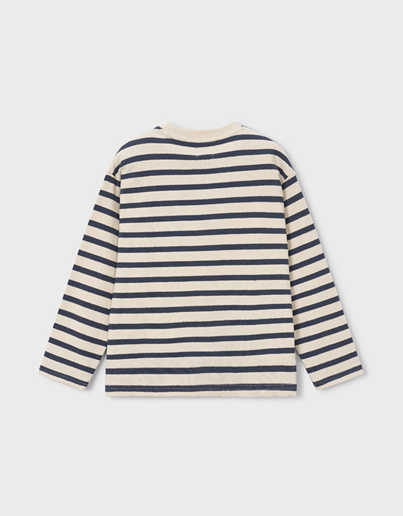 Mayoral L/S Tee Navy Striped Tee