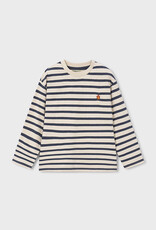 Mayoral L/S Tee Navy Striped Tee