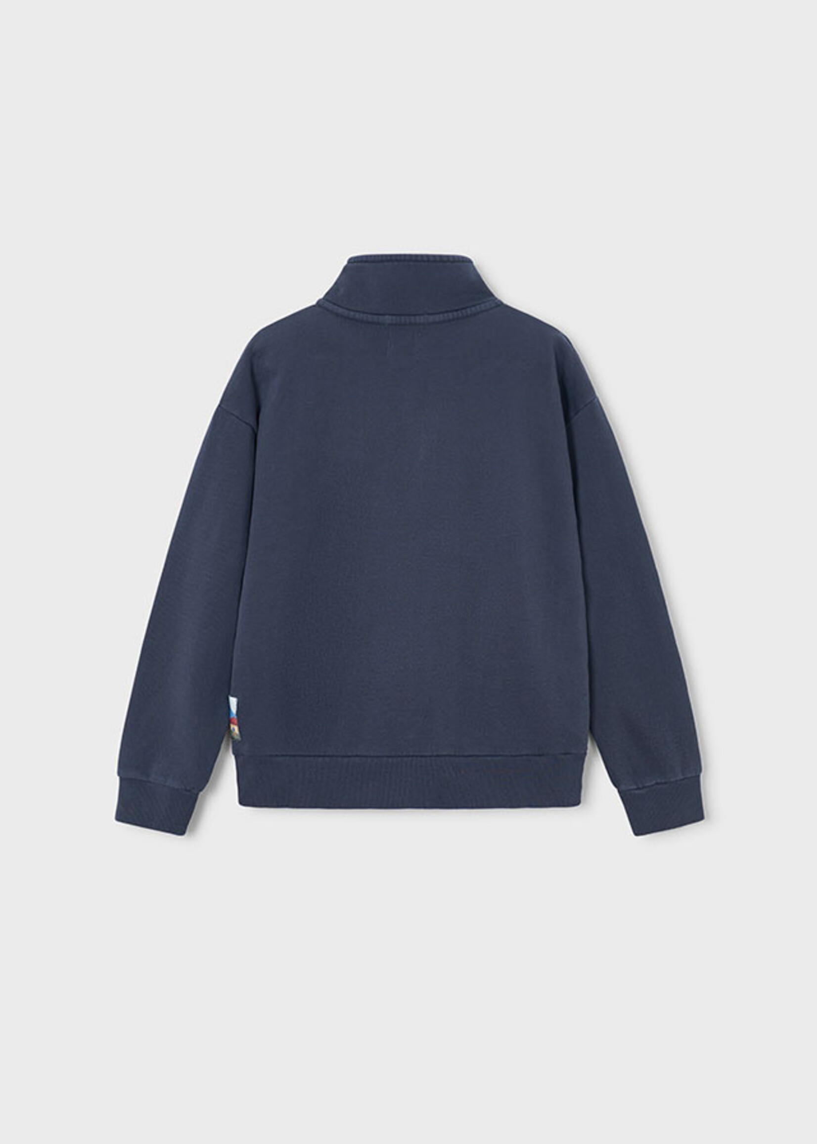Mayoral Boys Funnel Neck Sweatshirt Indigo