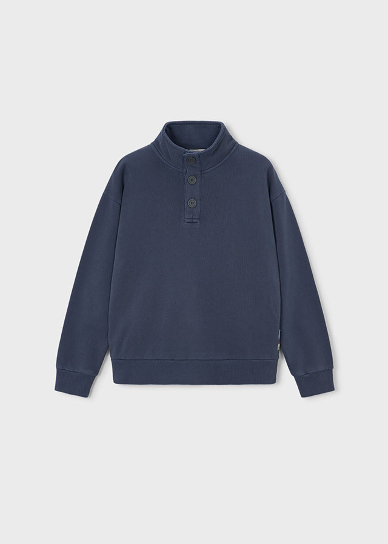 Mayoral Boys Funnel Neck Sweatshirt Indigo