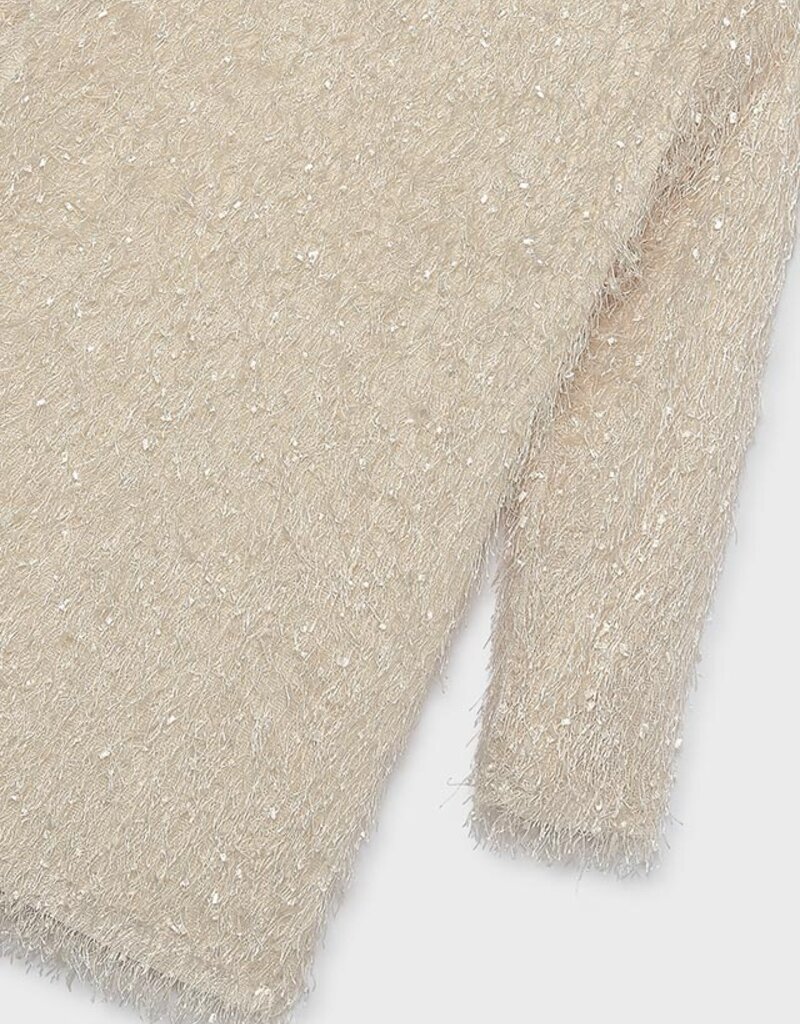 Mayoral Fringed Cream Dress