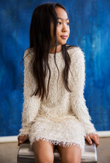 Mayoral Fringed Cream Dress