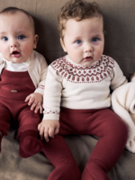 Mayoral Knit Plum/Cream 2 Piece Set