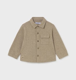 Mayoral Comfort Knit Overshirt Tan