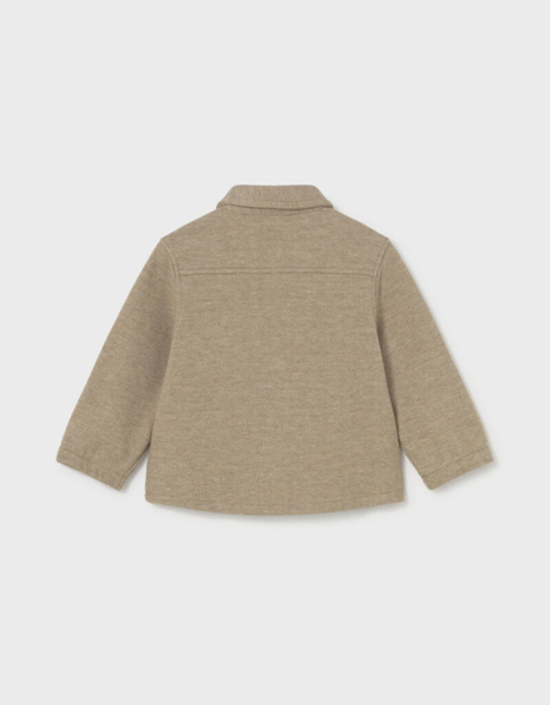 Mayoral Comfort Knit Overshirt Tan