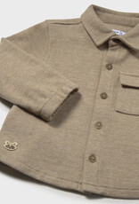 Mayoral Comfort Knit Overshirt Tan