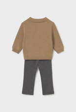 Mayoral Pants w/Tan Sweater Set