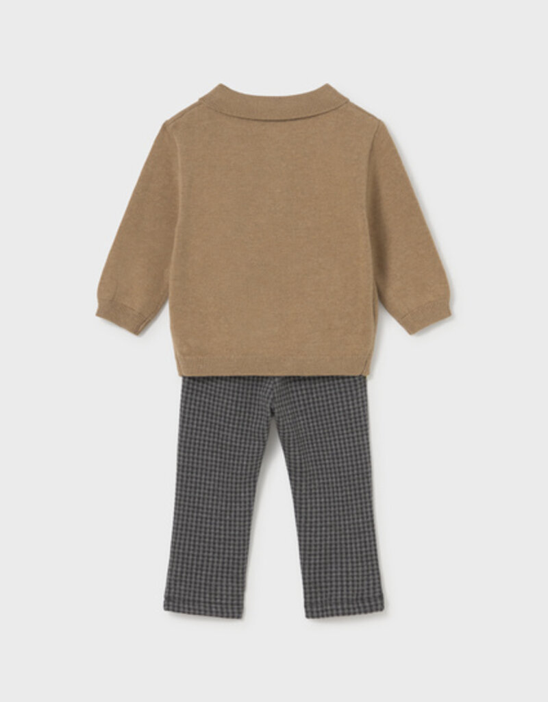 Mayoral Pants w/Tan Sweater Set