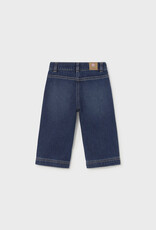 Mayoral Dark Denim Flowered Pants