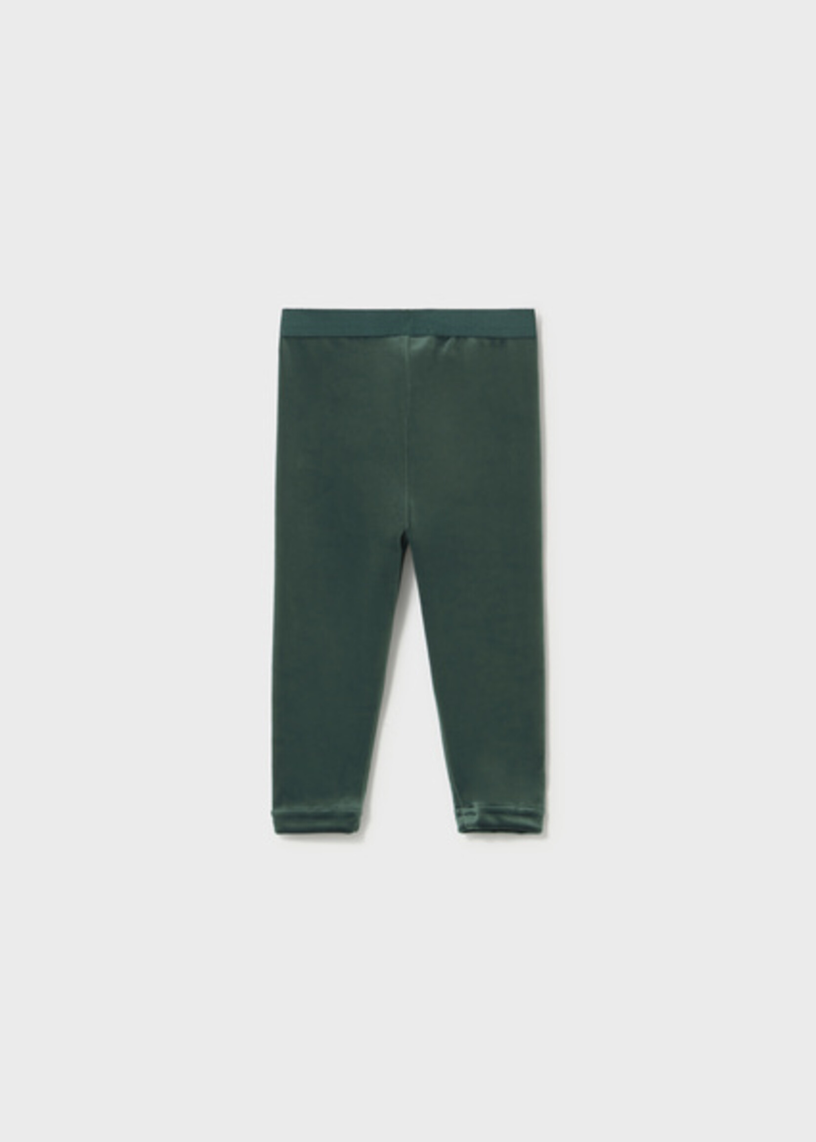 Mayoral Infant Green Velvet Leggings