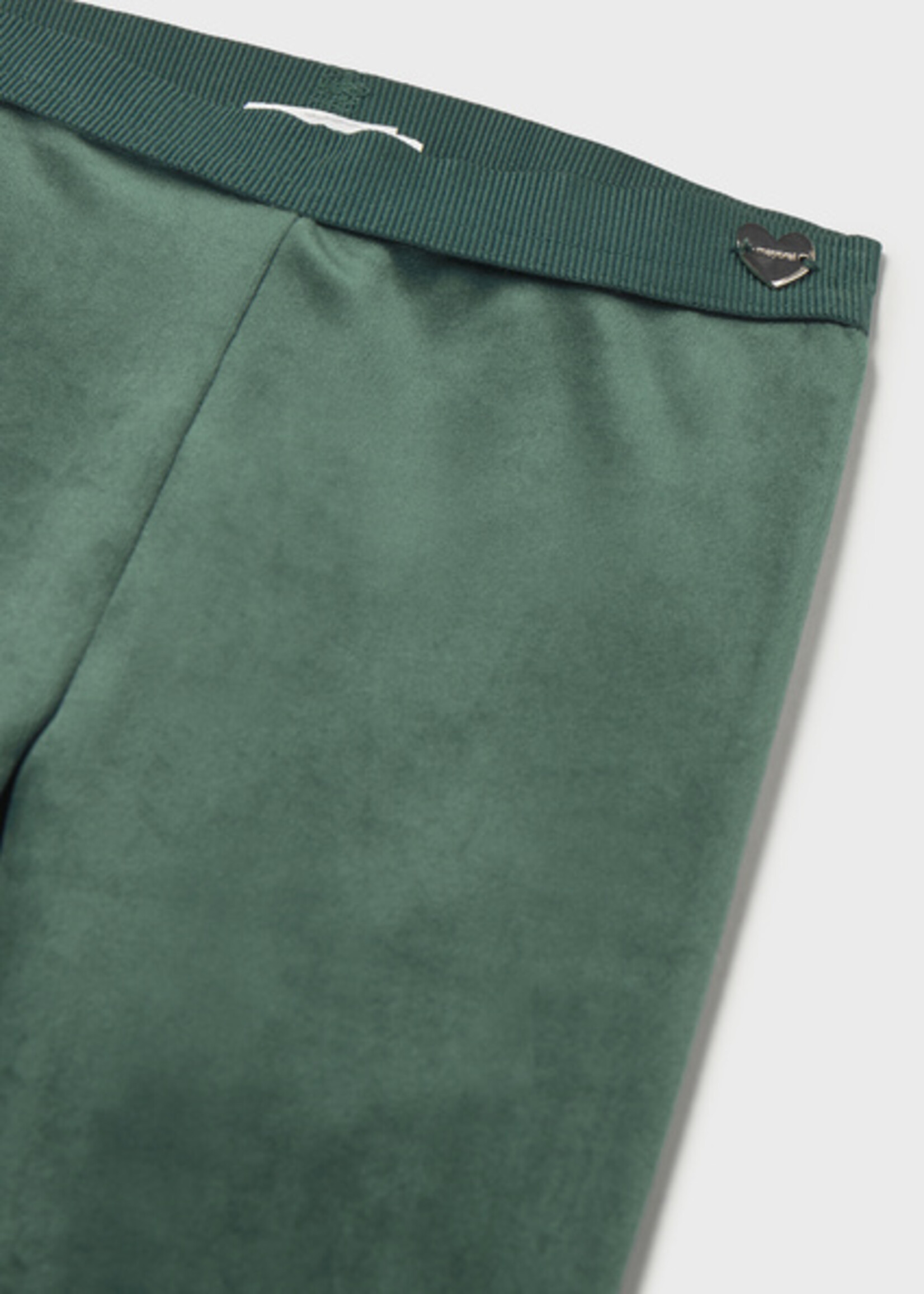Mayoral Infant Green Velvet Leggings