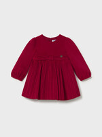 Mayoral Red Velvet Dress