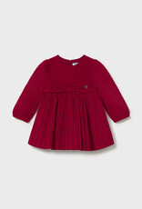 Mayoral Red Velvet Dress
