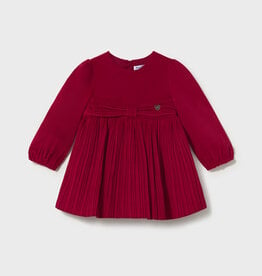 Mayoral Red Velvet Dress