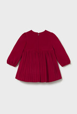Mayoral Red Velvet Dress