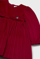 Mayoral Red Velvet Dress