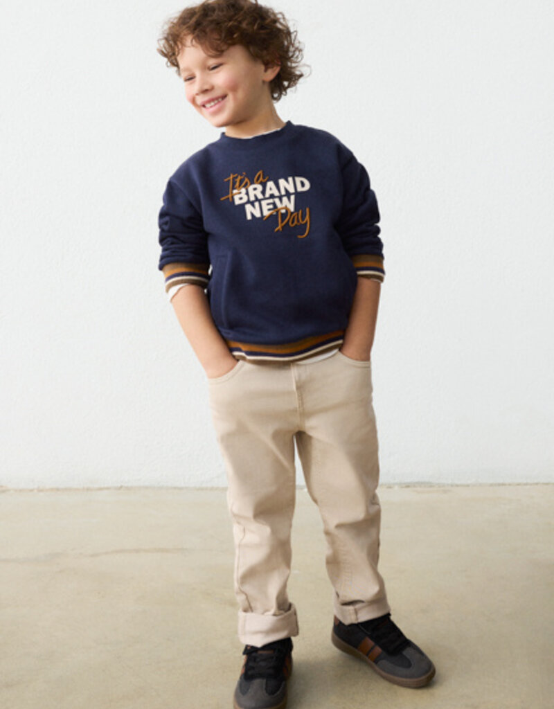 Mayoral Boys Soft 5b Regular Fit Pant Walnut
