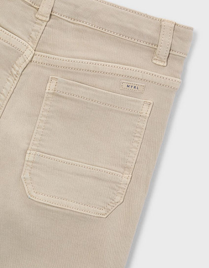 Mayoral Boys Soft 5b Regular Fit Pant Walnut