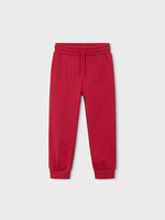Mayoral Basic Cuffed Fleece Pants Red