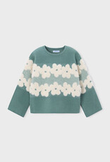 Mayoral Jacquard Flower Sweater