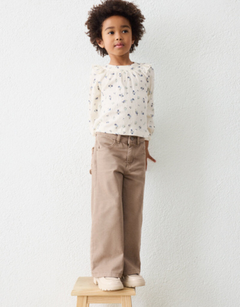 Mayoral Twill Marine Pant Brown
