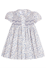 Little English Smocked Bridget Dress - Wisteria Floral